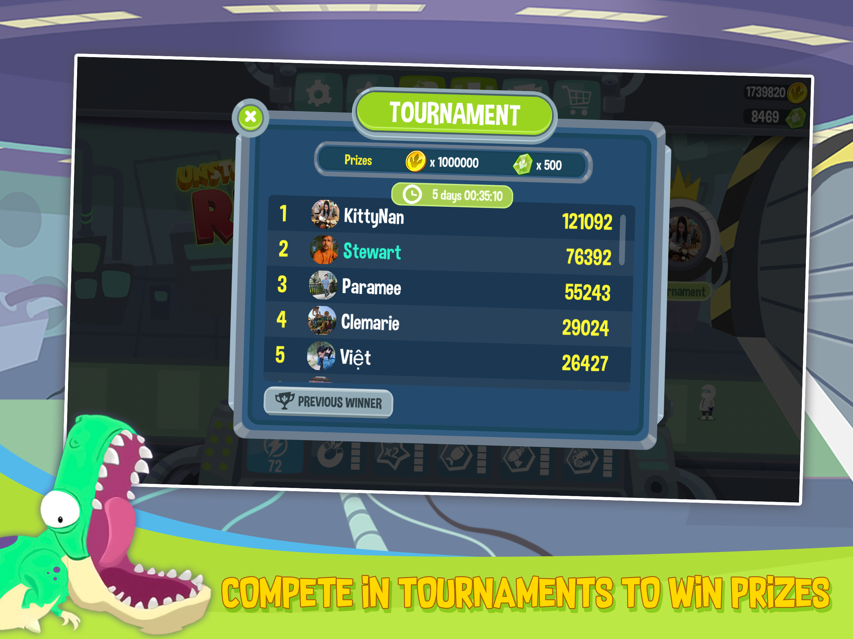 Unstoppable Rex Game Screenshot