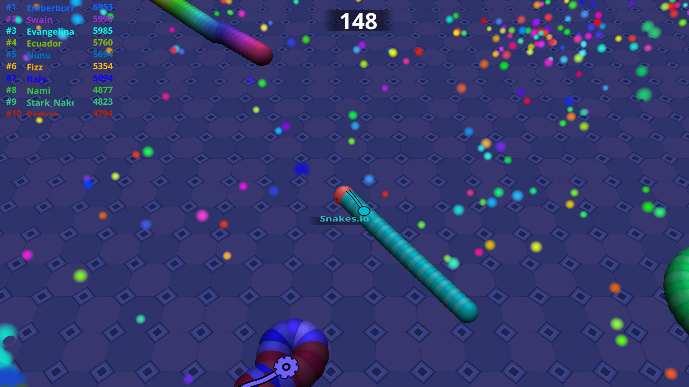 Space Slither Worm::Appstore for Android