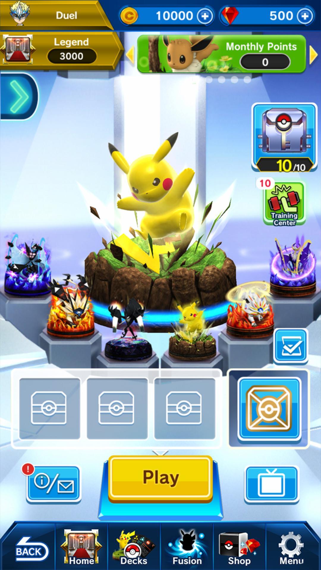 Pokémon Duel 게임 스크린샷
