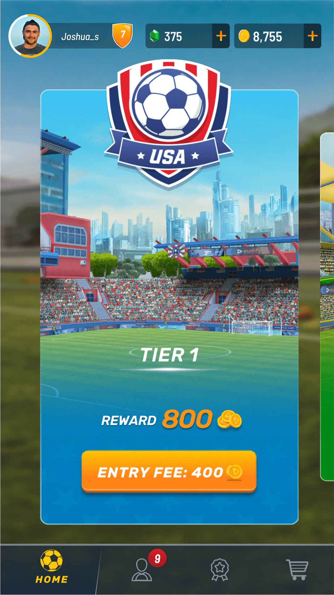 Screenshot of Football Game: Soccer Mobile