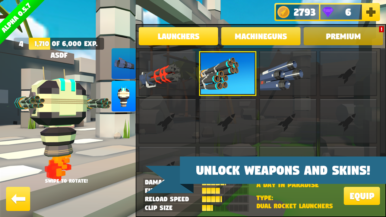 Rocket Shock 3D - Beta screenshot game