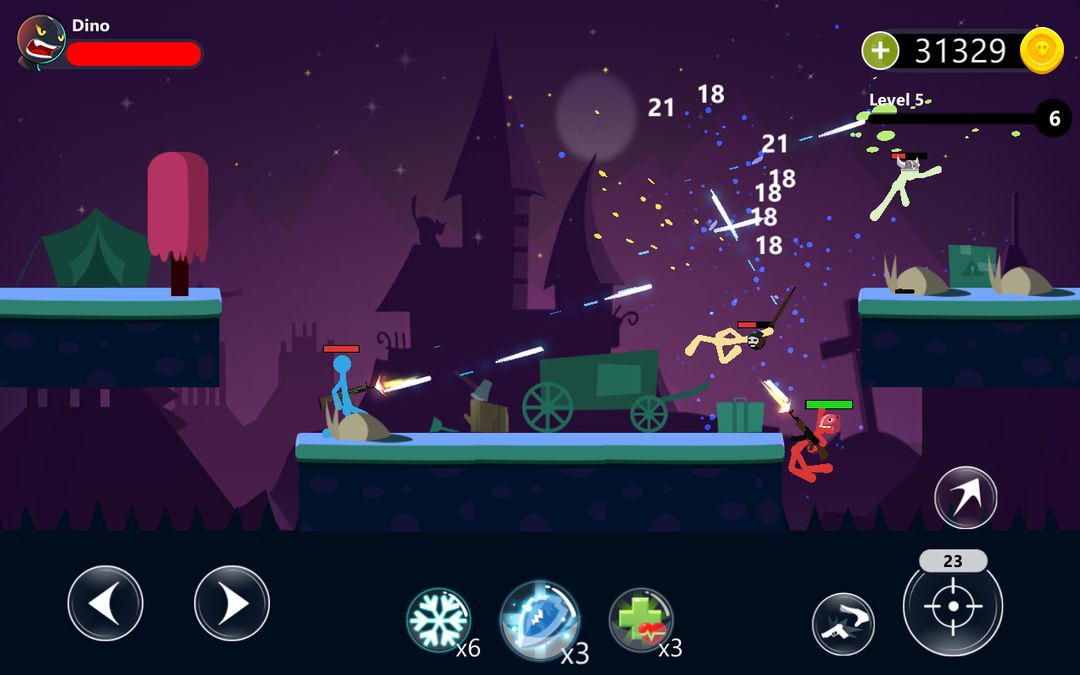 Stickman Fighter Infinity ภาพหน้าจอเกม