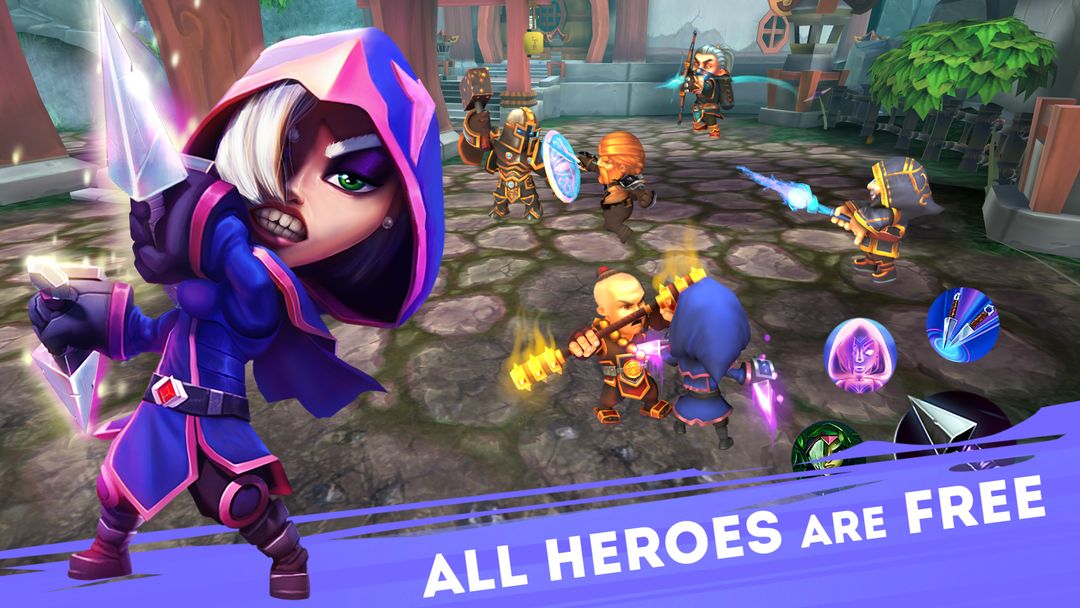 Heroes Impact: Battle Arena 게임 스크린 샷