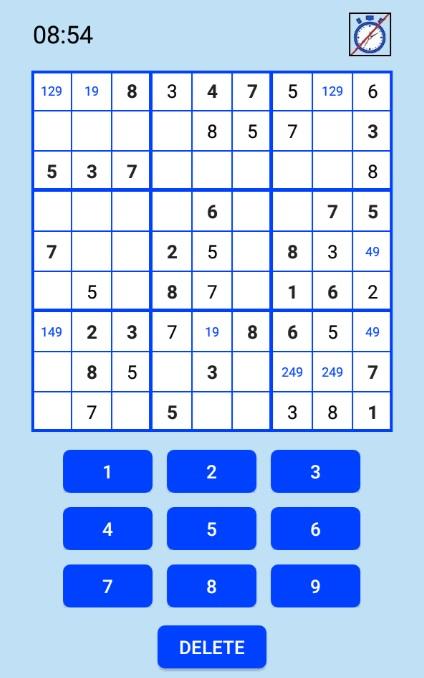 Sudoku for Pros Game Screenshot