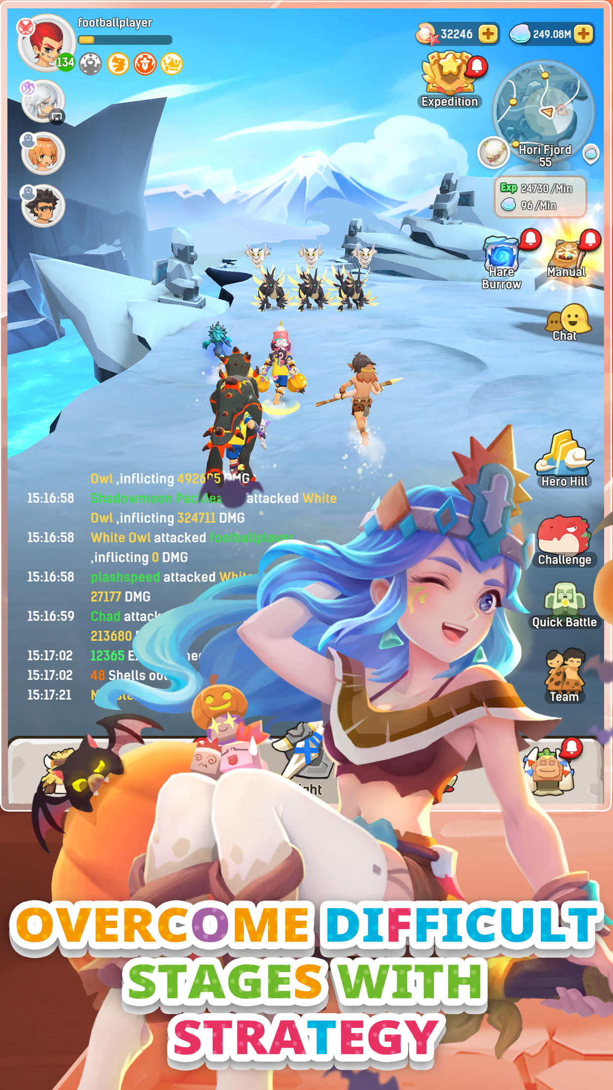 Ulala: Idle Adventure ภาพหน้าจอเกม