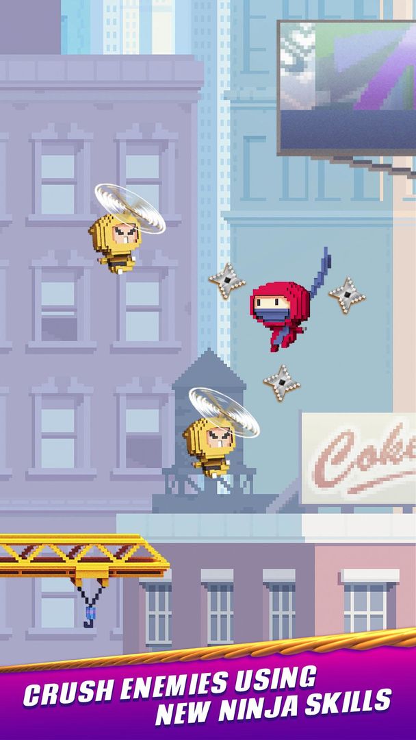 Screenshot of Ninja Up! - Endless jumping