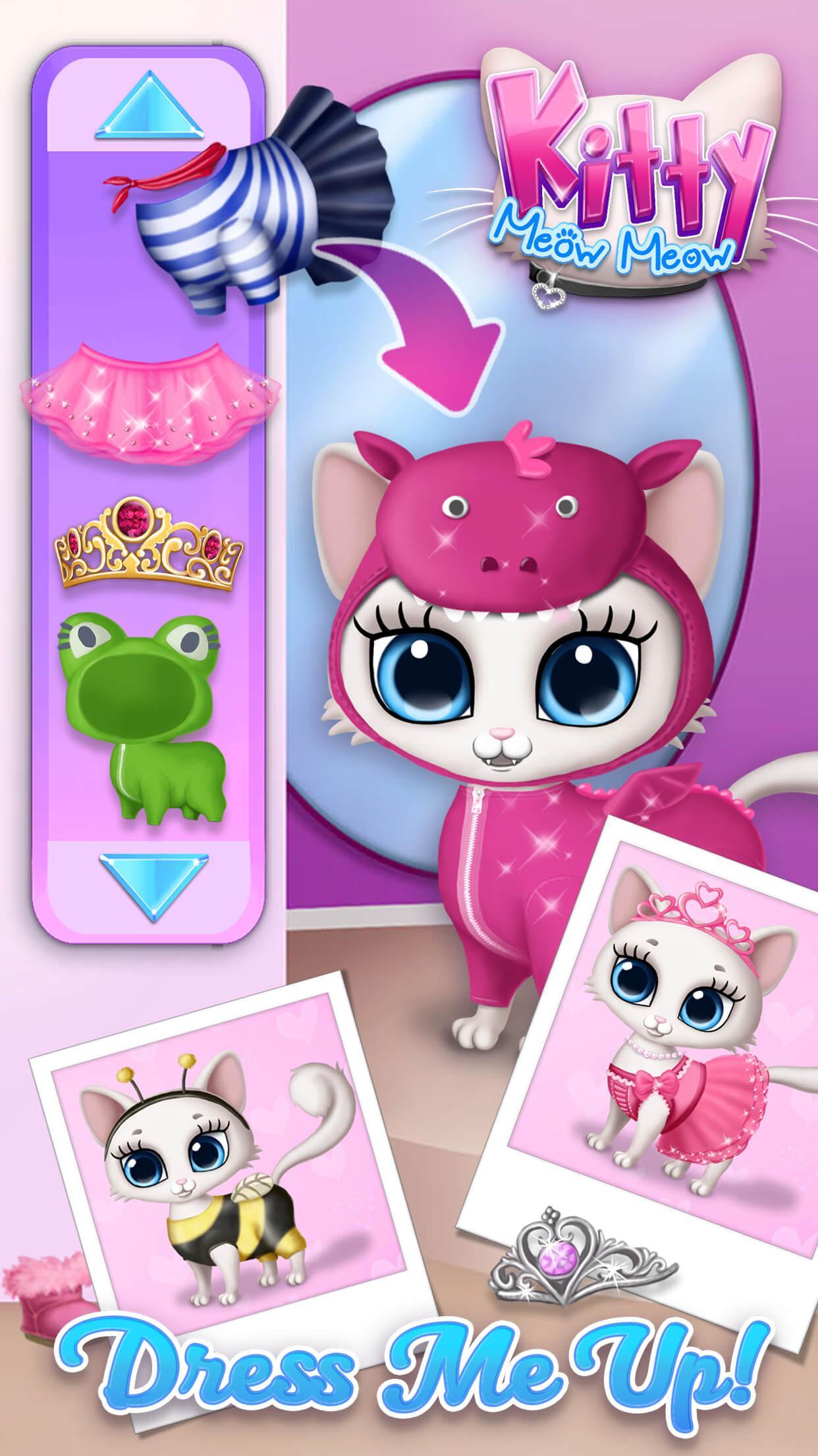 Kitty Meow Meow - My Cute Cat Day Care & Fun ゲームのスクリーンショット