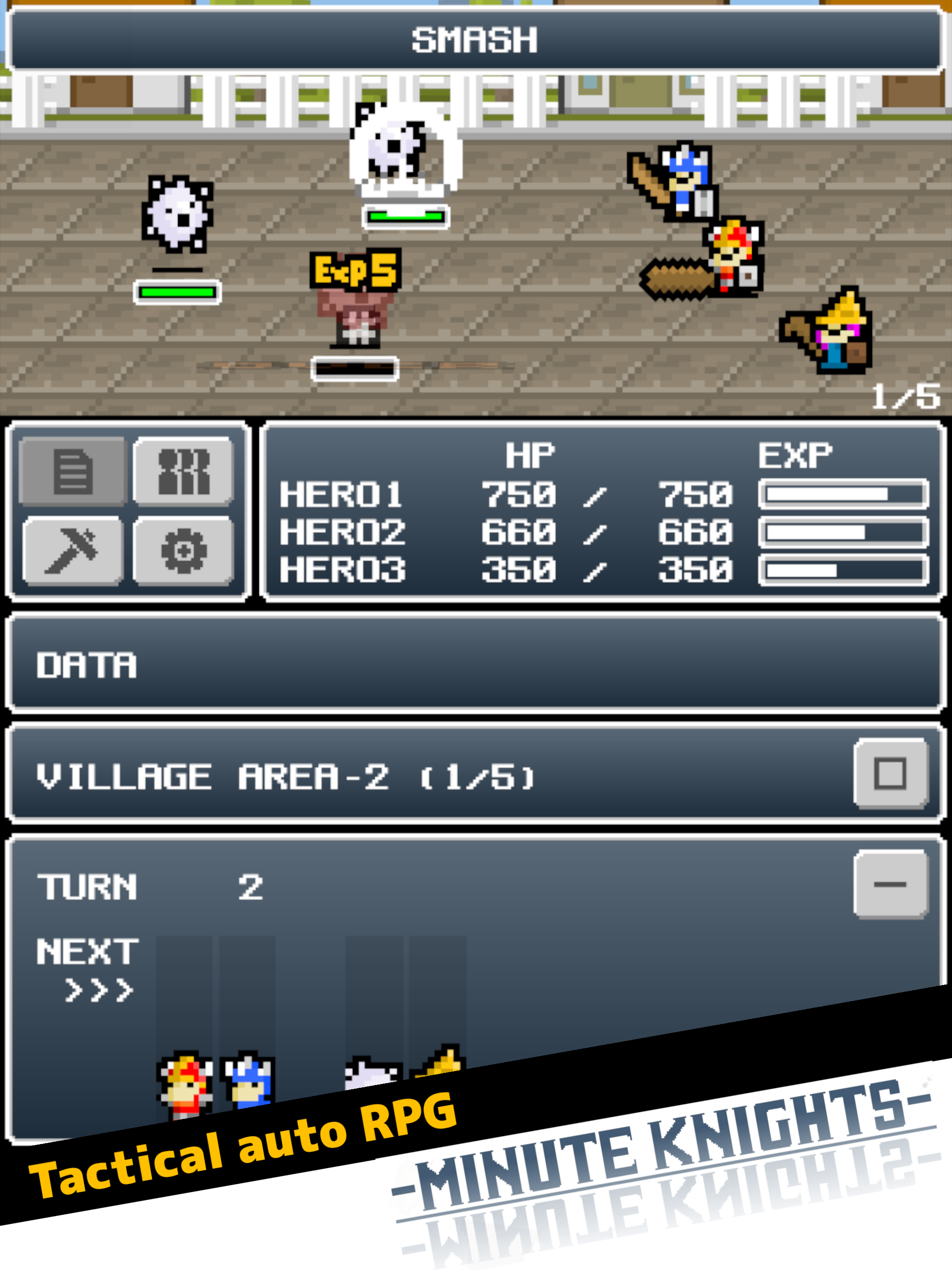 Cuplikan Layar Game MinuteKnights