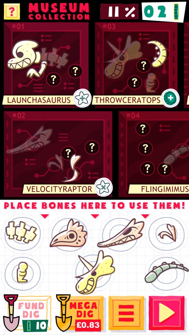 Launchasaurus screenshot game