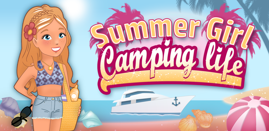 Banner of Trò chơi cô gái mùa hè: Cuộc sống cắm trại 