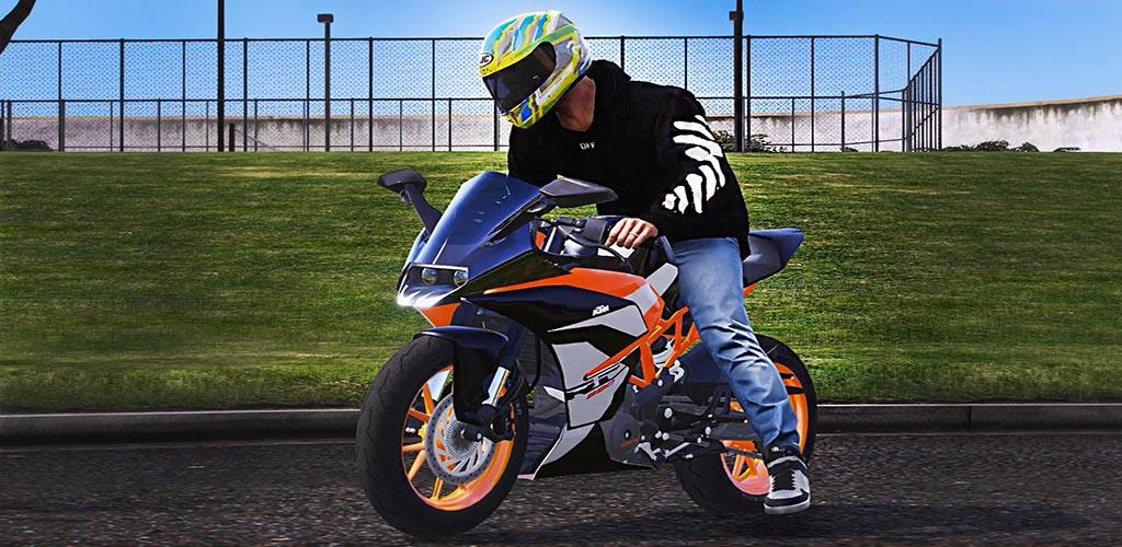 Banner of ktm rc 390 duke racing game 3d 