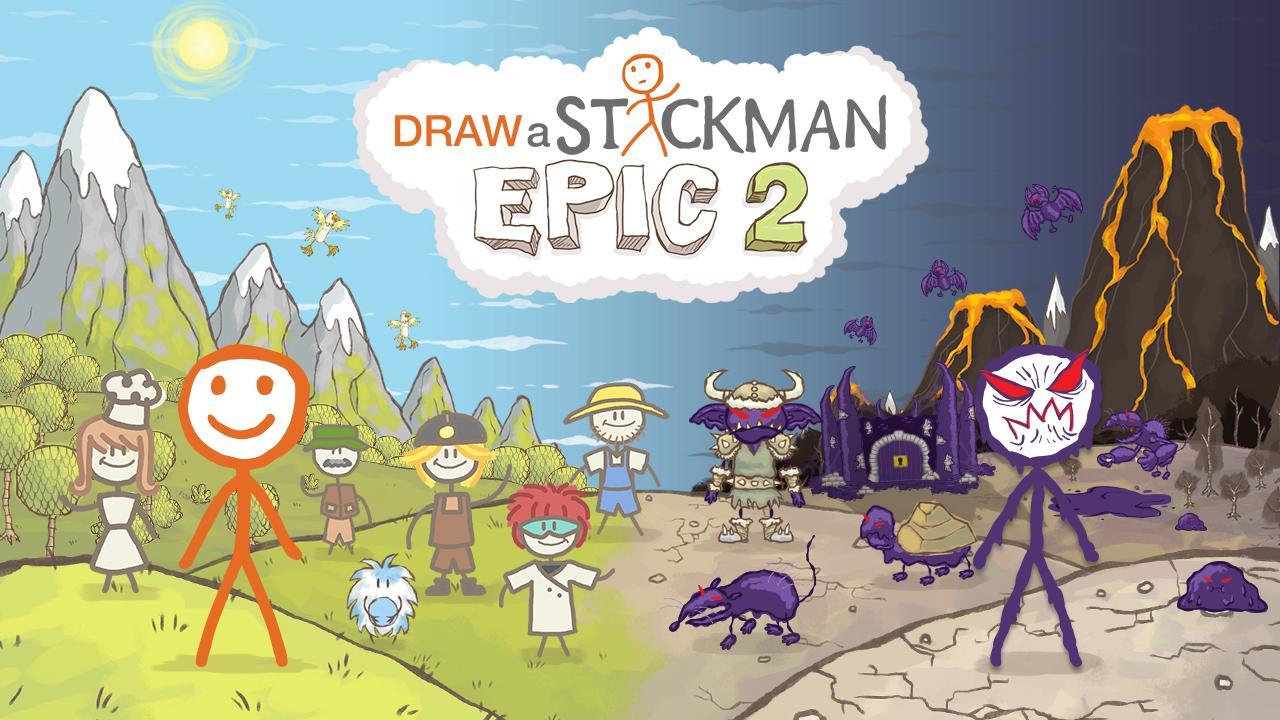 Screenshot 1 of Stickman ကိုဆွဲပါ- EPIC 2 Pro 