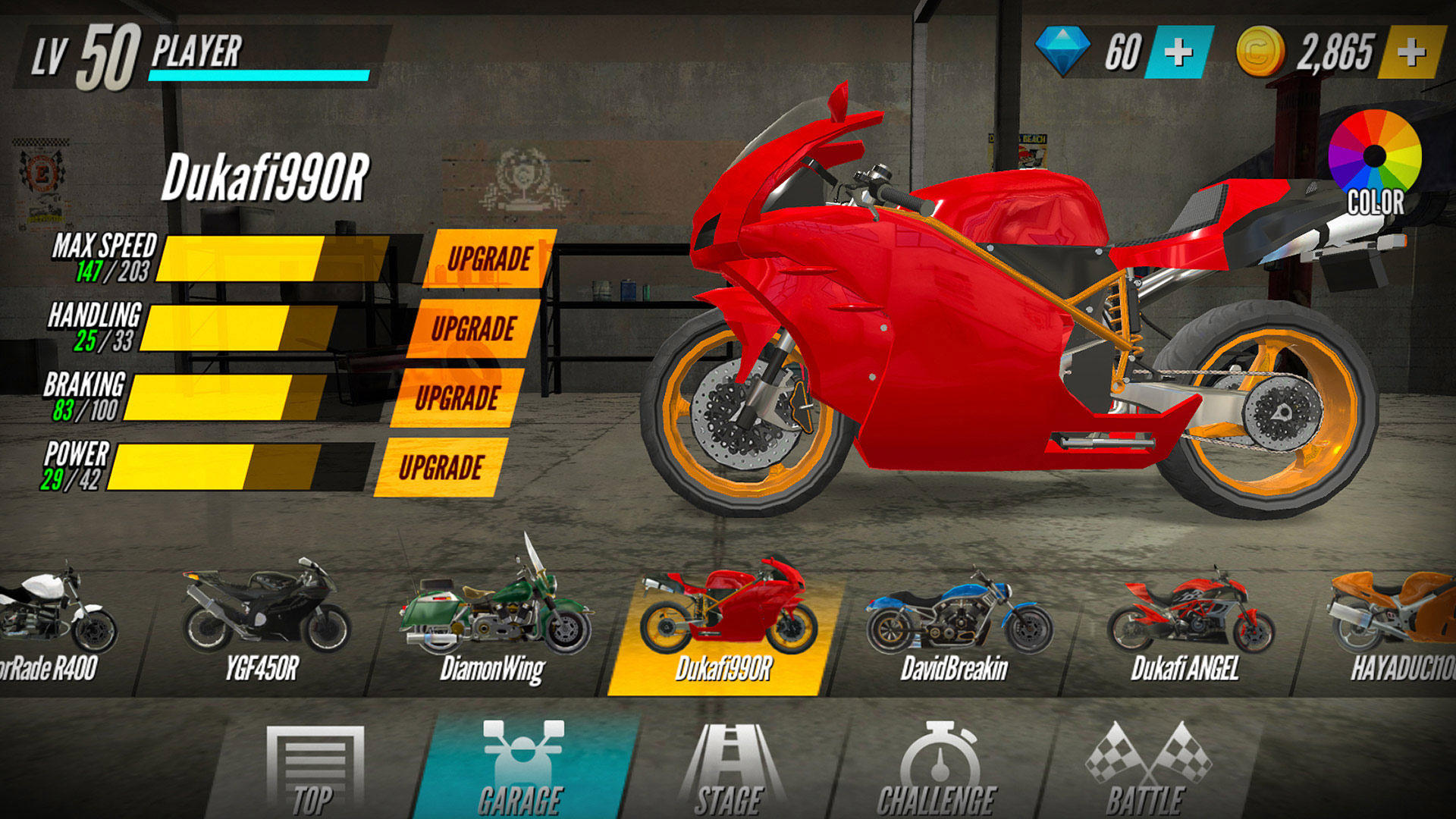 Motorcycle Racing Champion Game Screenshot
