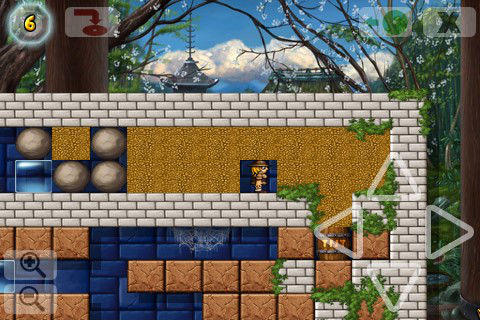 Скриншот игры Crystal Cave Classic