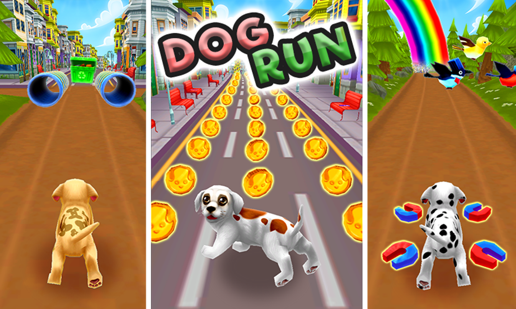 Dog Run Pet Runner Dog Game ภาพหน้าจอเกม