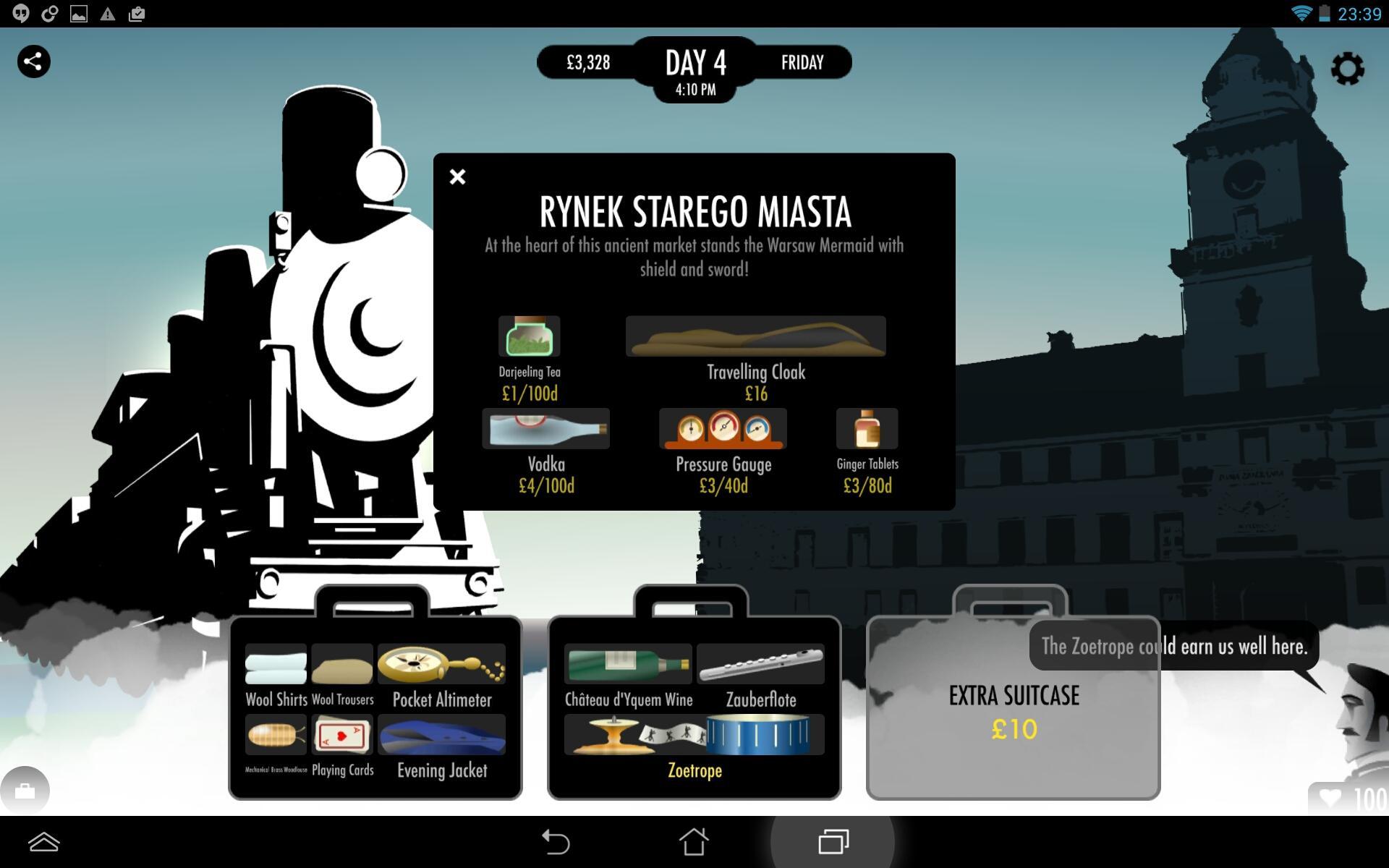 Captura de Tela do Jogo 80 Days