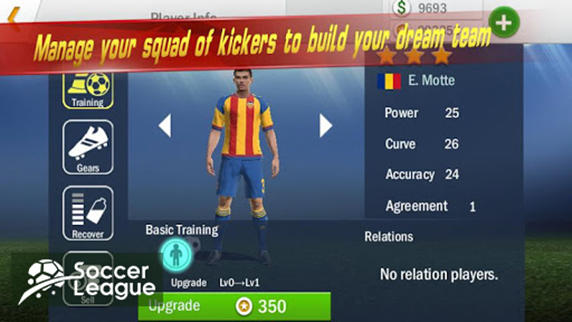 Soccer league Game Screenshot