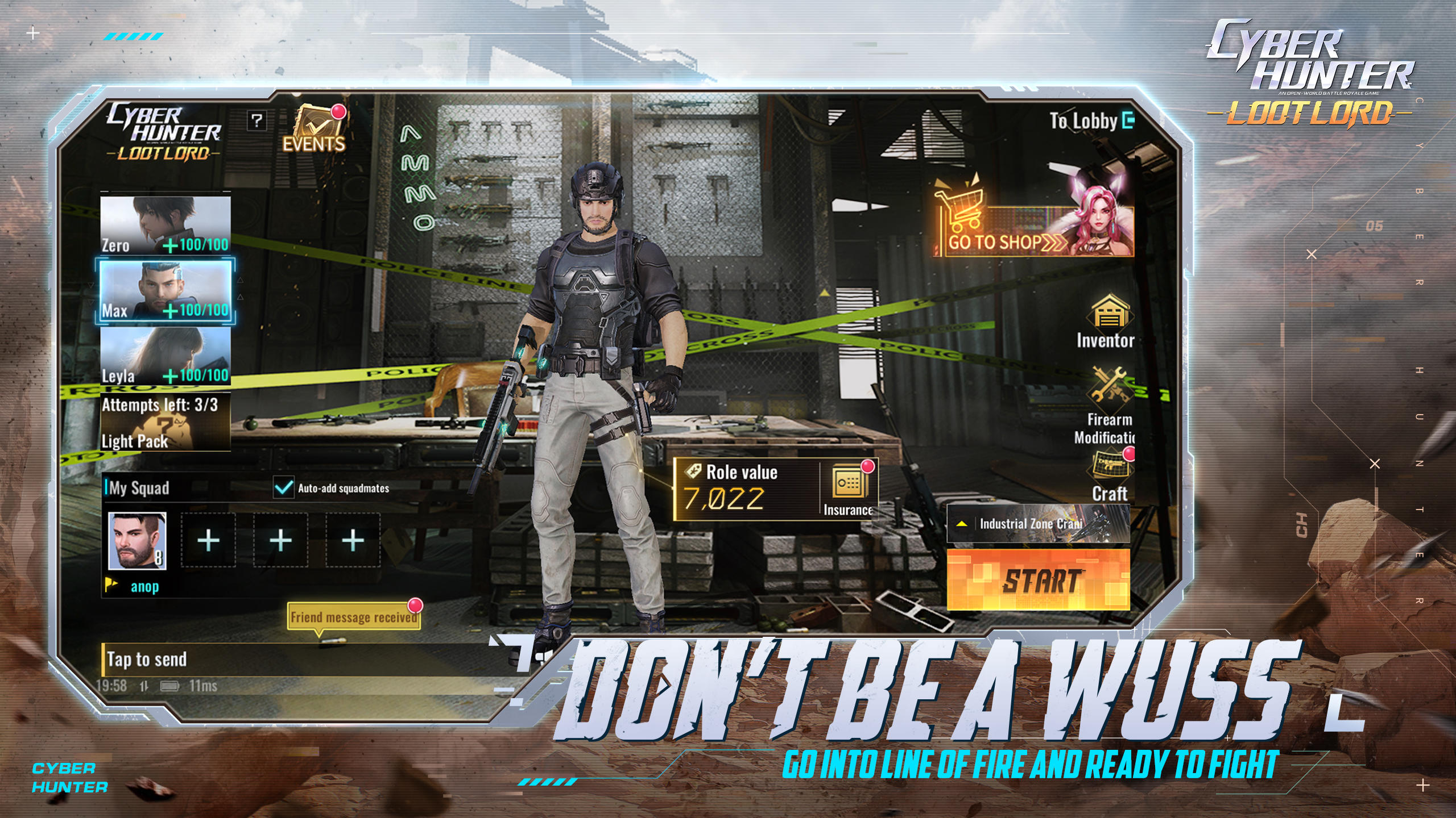 Cyber Hunter Lite Game Screenshot