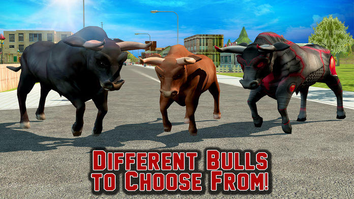 Angry Bull Revenge 3D Game Screenshot