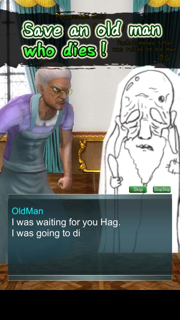 Screenshot of Home cooking of the hag