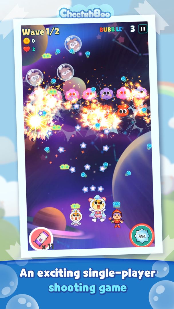 Screenshot of CheetahBoo Bubble Shooting - Arcade & Shooting