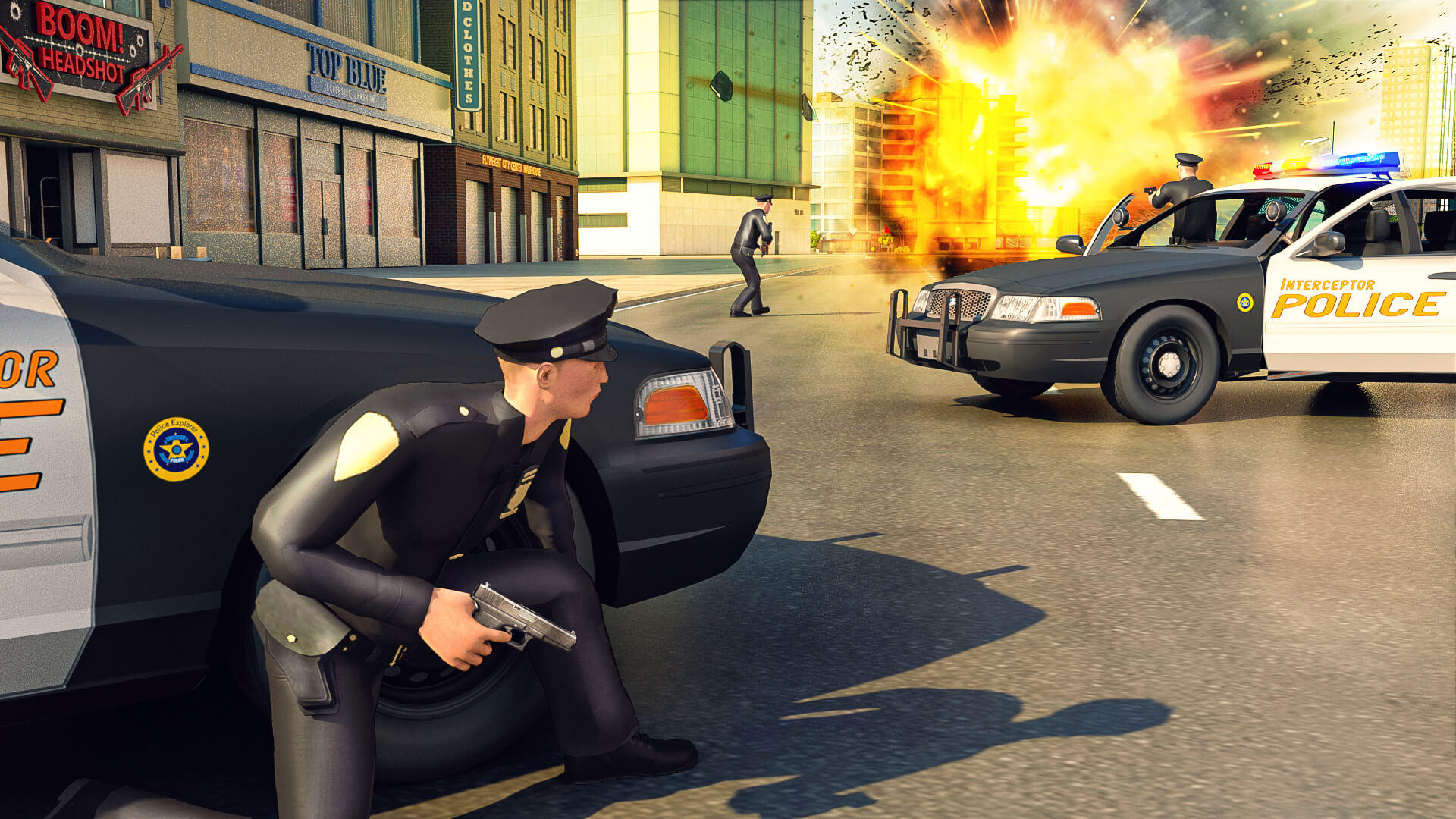 警察職責：犯罪戰鬥機遊戲截圖