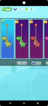 Rescue Dinosaur Cut Rope Game Screenshot