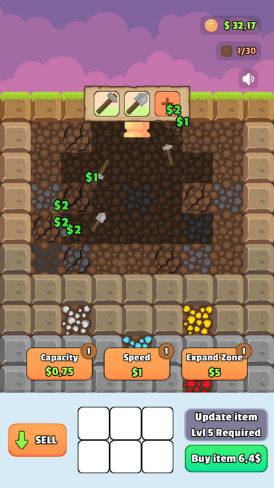 Coin Picker - Mining Clicker Game Screenshot