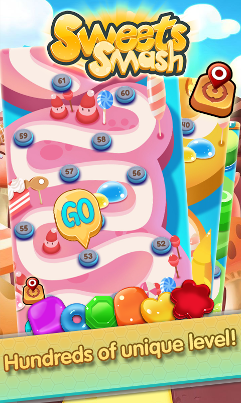 Sweets Smash Game Screenshot
