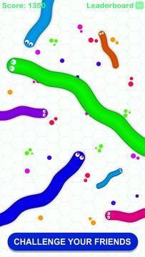 Cuplikan Layar Game Snake Leather.io