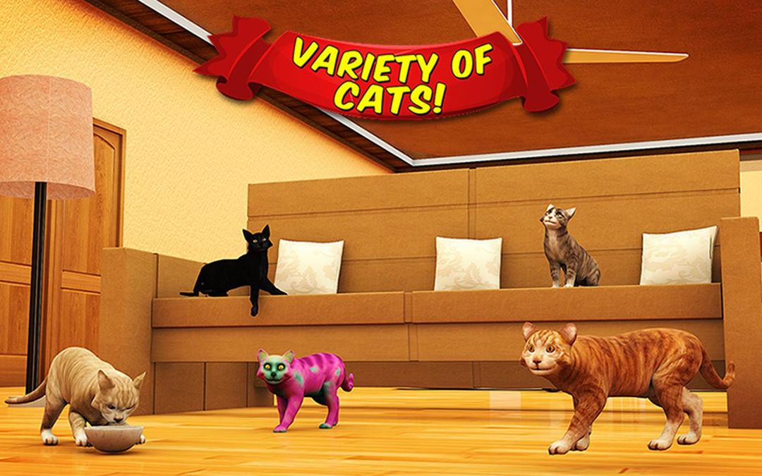 Angry Cat Vs. Mouse 2016 게임 스크린 샷