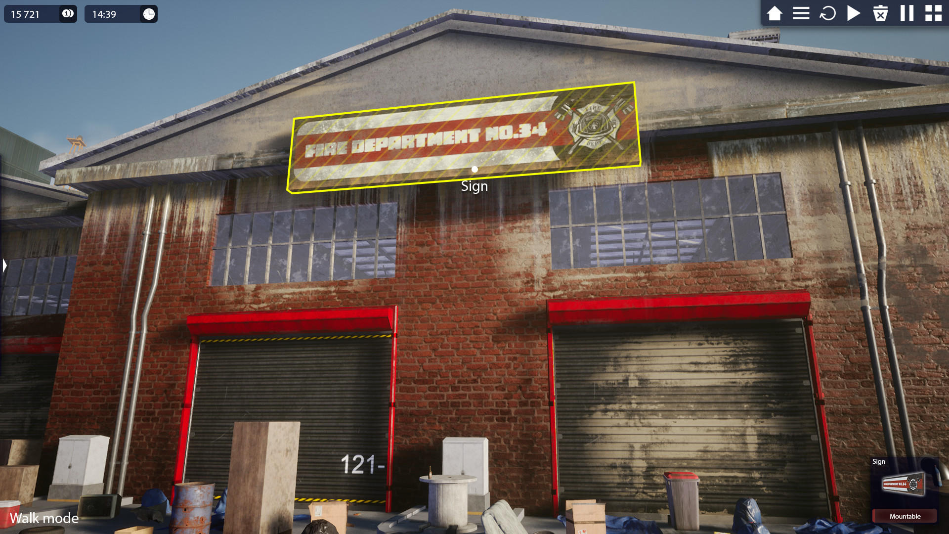 Fire Station Renovation Game Screenshot