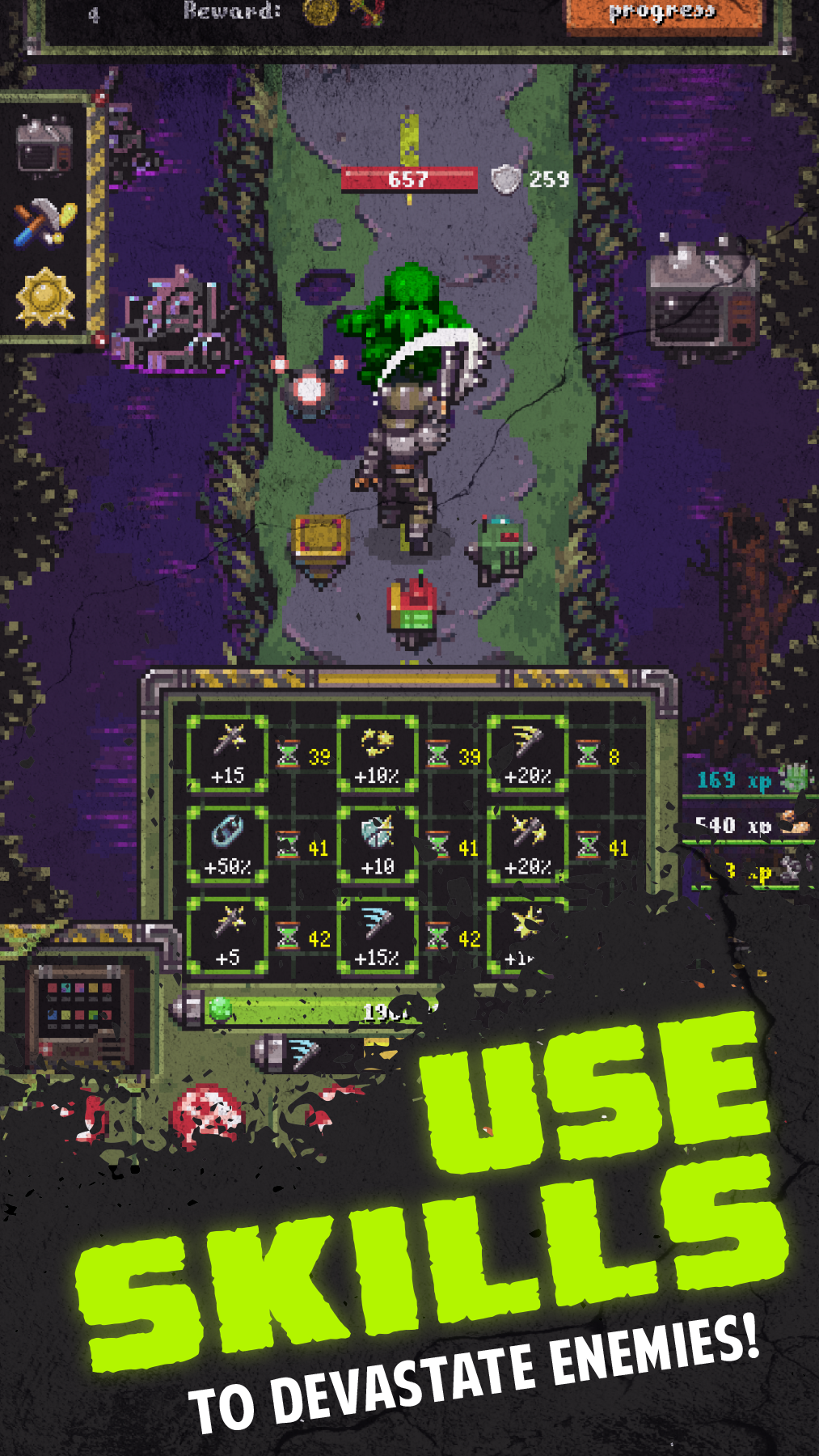 Screenshot of Idle Atomic: RPG Survival