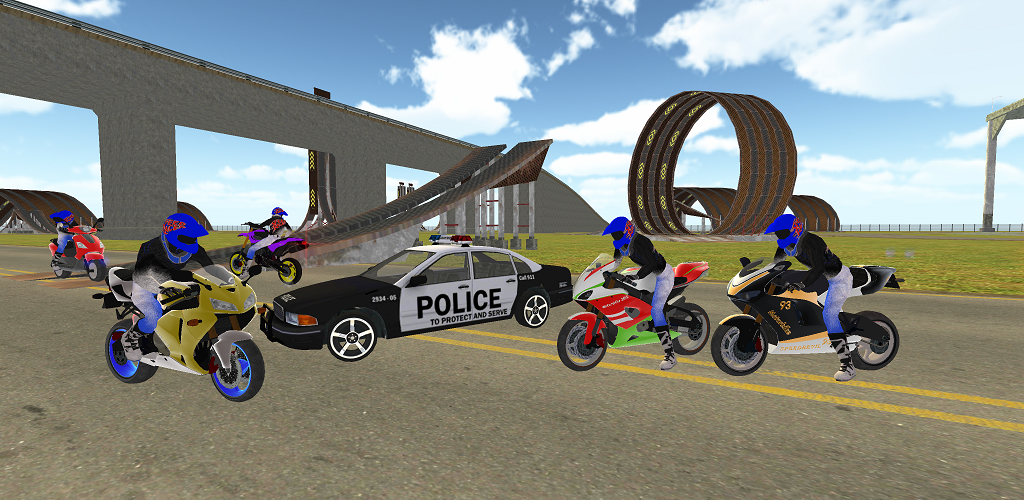 Banner of बाइक राइडर - पुलिस चेस गेम 1.26