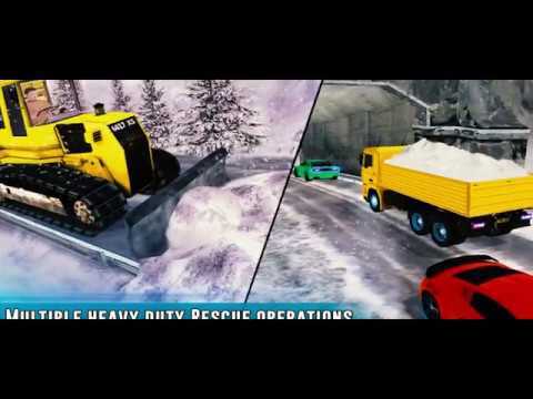  ภาพหน้าจอของวิดีโอ Grand Snow Excavator Sim truck