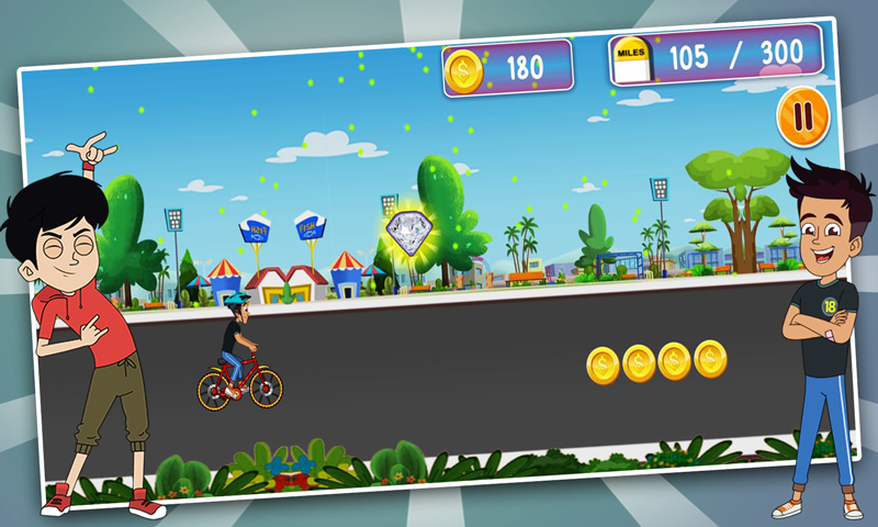 Скриншот игры Chikoo Aur Bunty Cycle Recycle