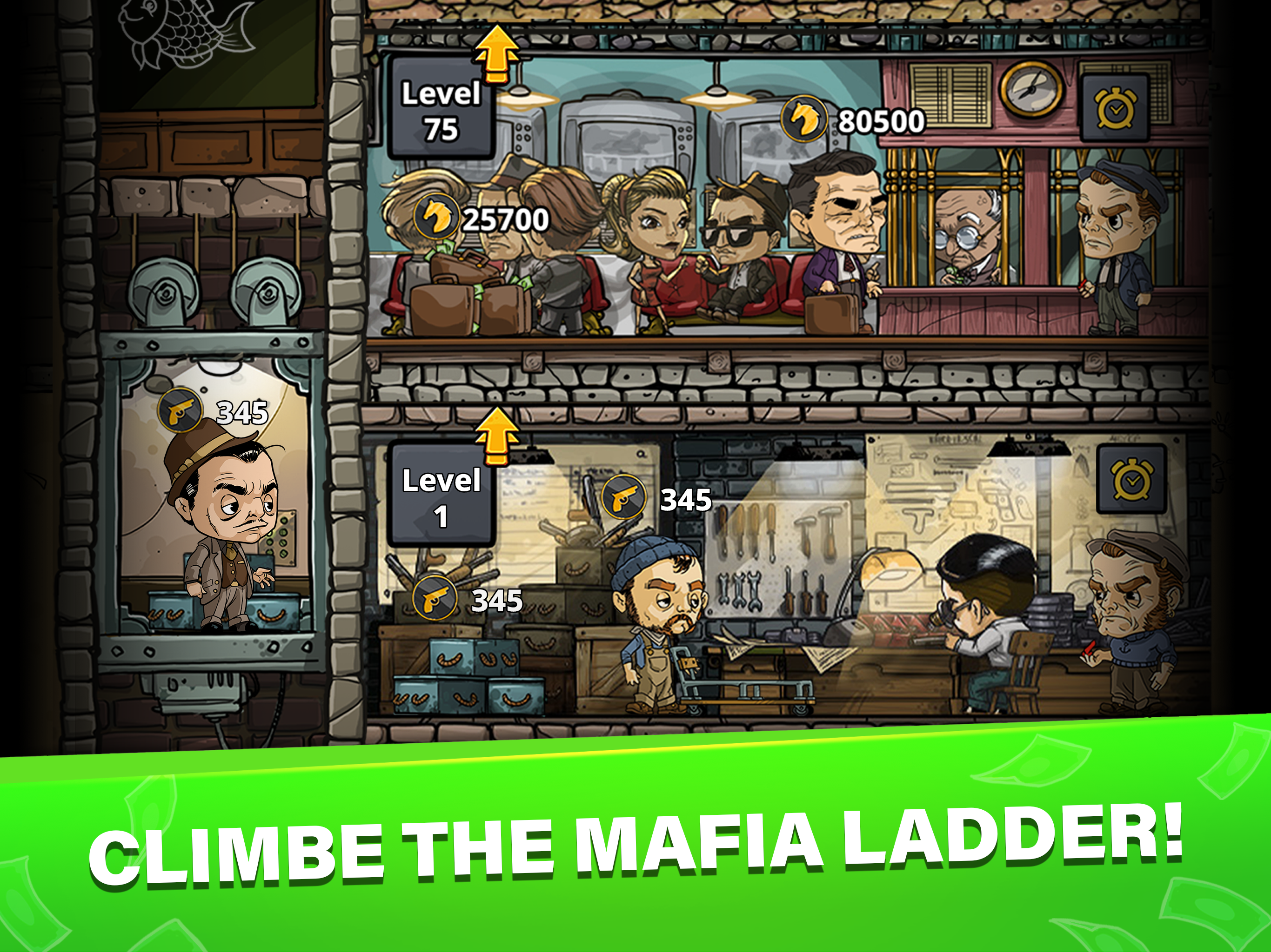 Idle Mafia Inc: Manager Tycoon Game Screenshot