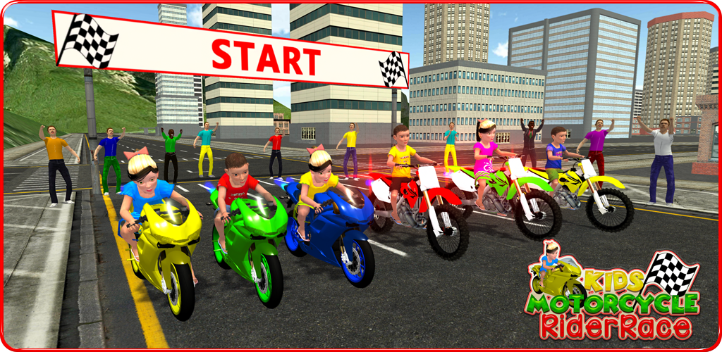 Banner of Kids MotorBike Rider Race 3D 1.3