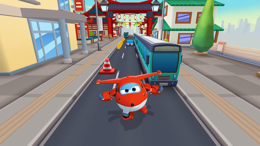Screenshot of Super Wings : Jett Run
