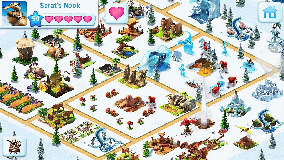 Ice Age Village ภาพหน้าจอเกม
