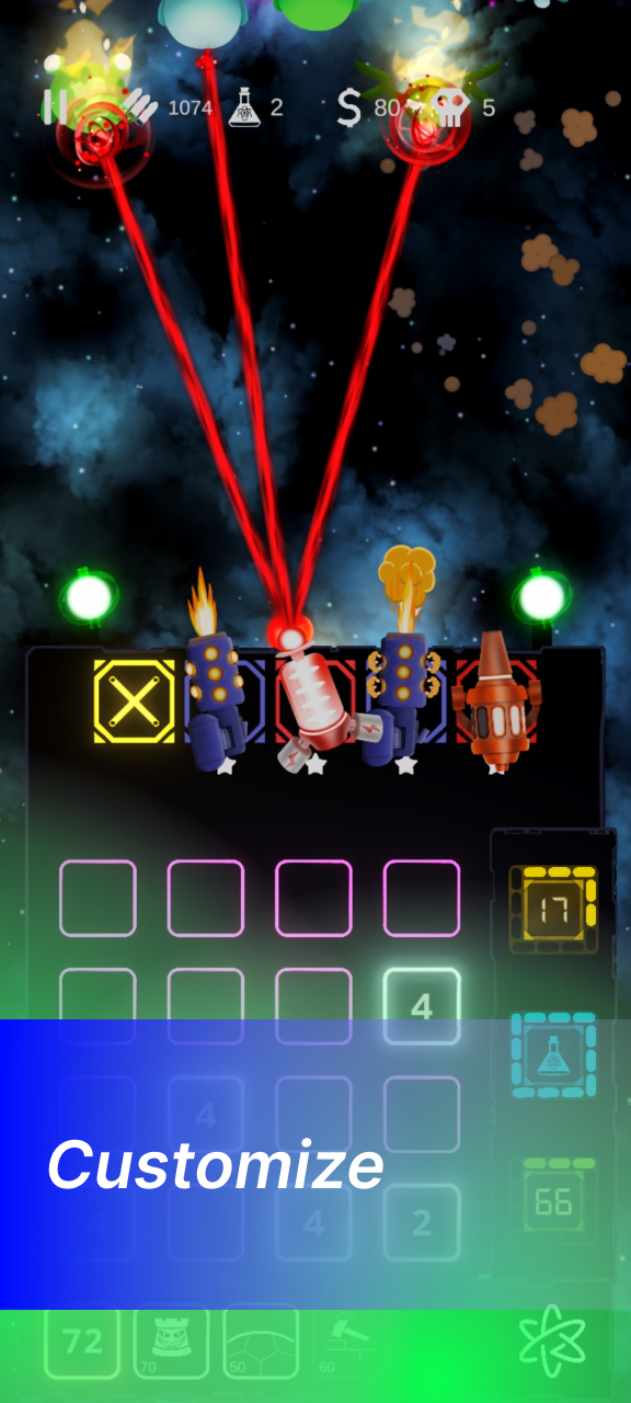 Merge Factory Tower Defense TD Game Screenshot