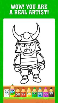 Stumble Guys Coloring Game Game Screenshot