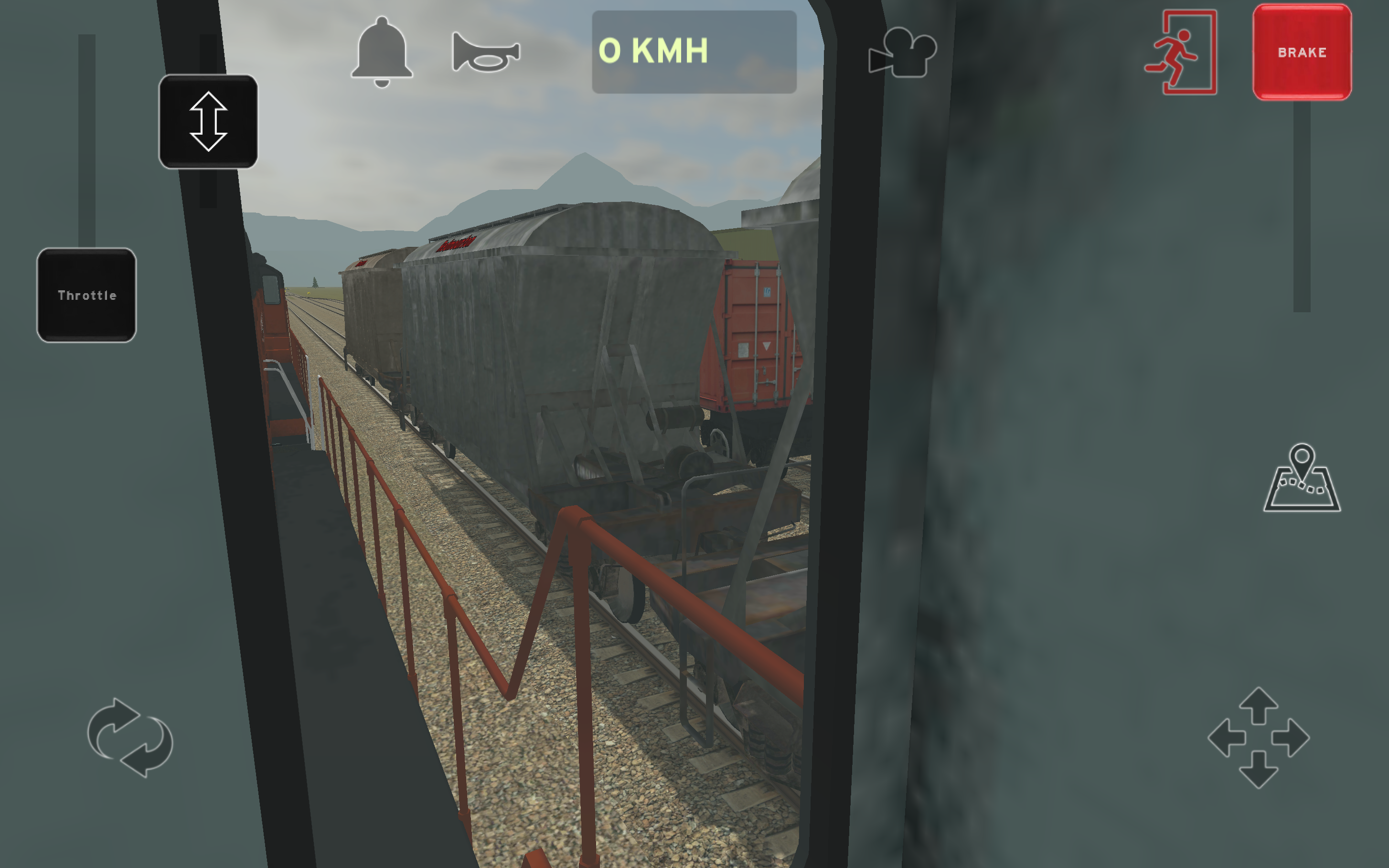 Train and rail yard simulator Game Screenshot