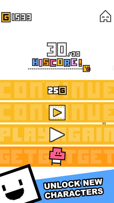 Yo! Walk the Line Game Screenshot