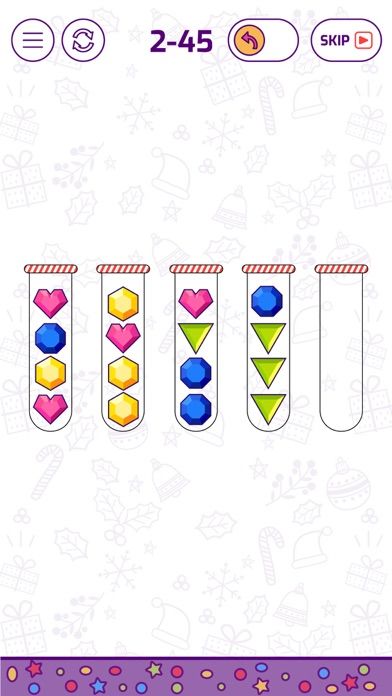 Screenshot of Bubble Sort Color Puzzle Game