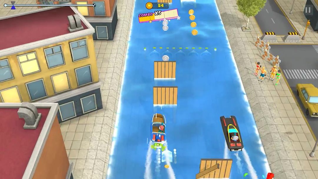 Screenshot of Arcade Boat Duel