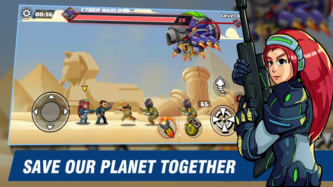 Screenshot of Brother Squad - Metal Shooter