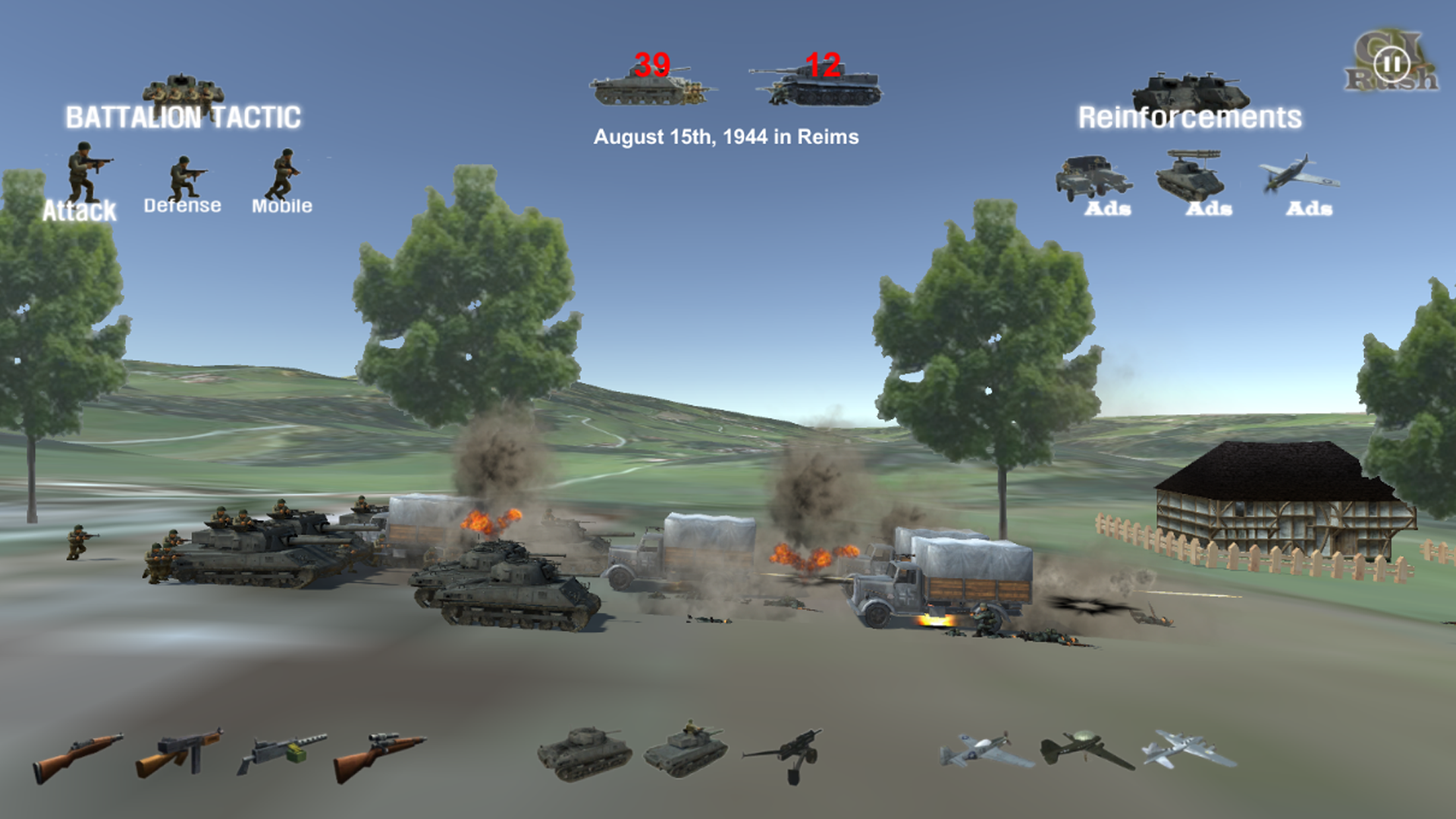 GI Rush Game Screenshot