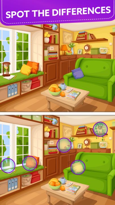 Screenshot 1 of Spot 5 Differences: Find them! 3.10.30