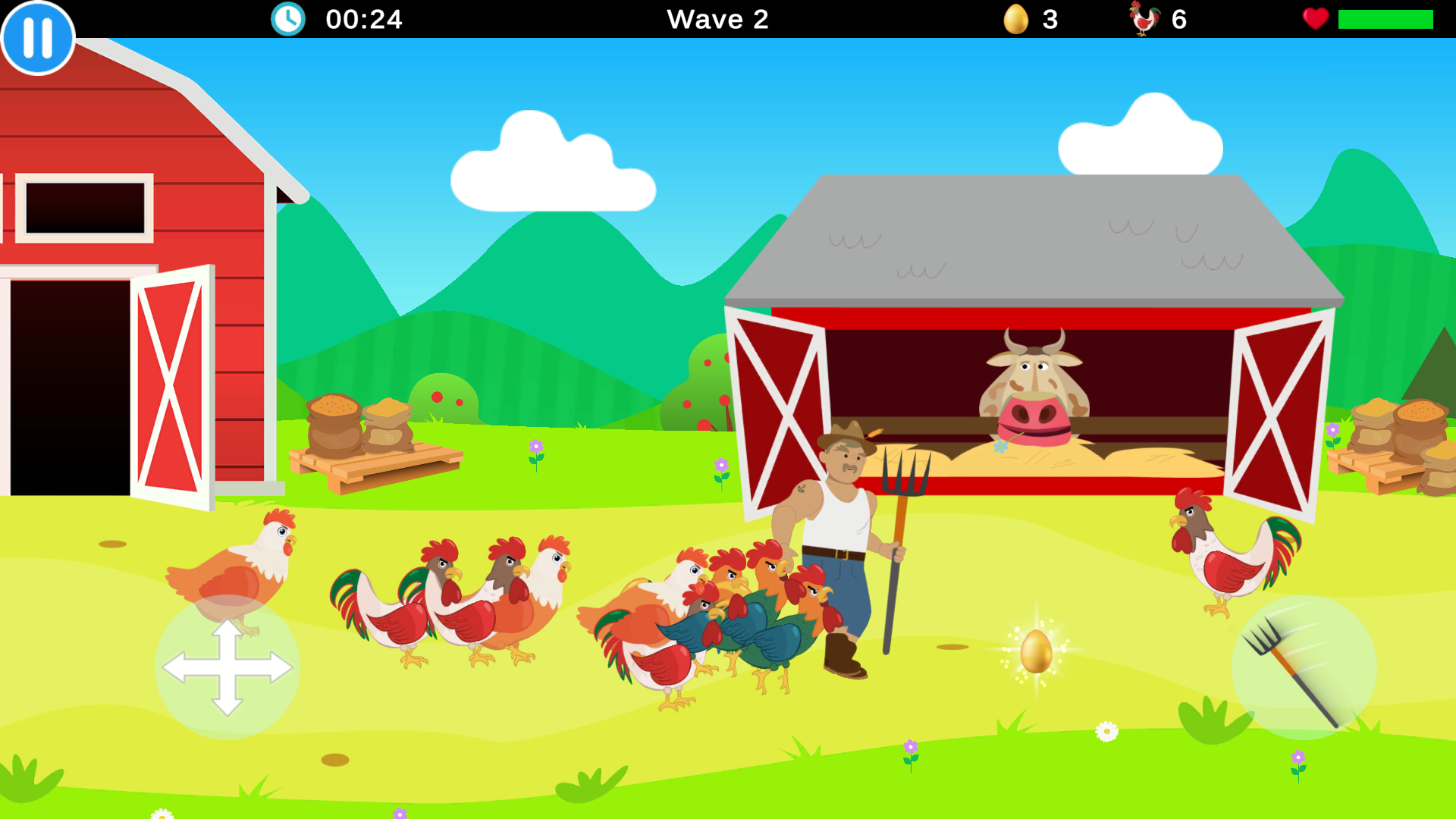 Farmer's Farm - funny arcade Game Screenshot